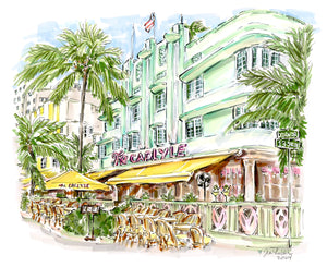 "The Carlyle, No. 8" Original Artwork by Jen Lublin. Copyright ©JenLublinDesign