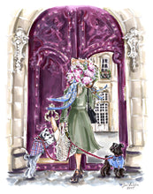 Miniature Schnauzers of le Marais (Original Artwork)