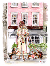 Doxies Downtown (Original Artwork)