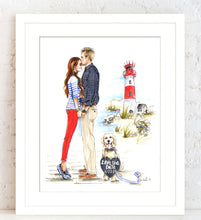 PREMIER Custom Illustration with PARTIAL Background ~ 3-4 Figures