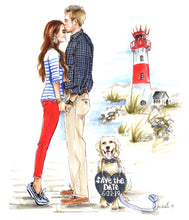 PREMIER Custom Illustration with PARTIAL Background ~ 3-4 Figures