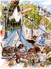 CHAMPS DES DACHSHUNDS ~ Art For A Cause (Original Artwork)