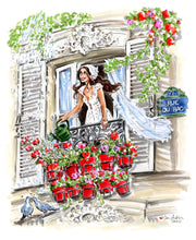 Jardin en Rouge (Original Artwork)