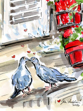 Jardin en Rouge (Original Artwork)