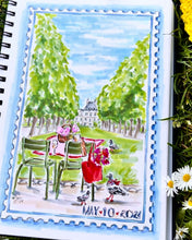 "Garden Picnic" Original Artwork by Jen Lublin. Copyright ©JenLublinDesign