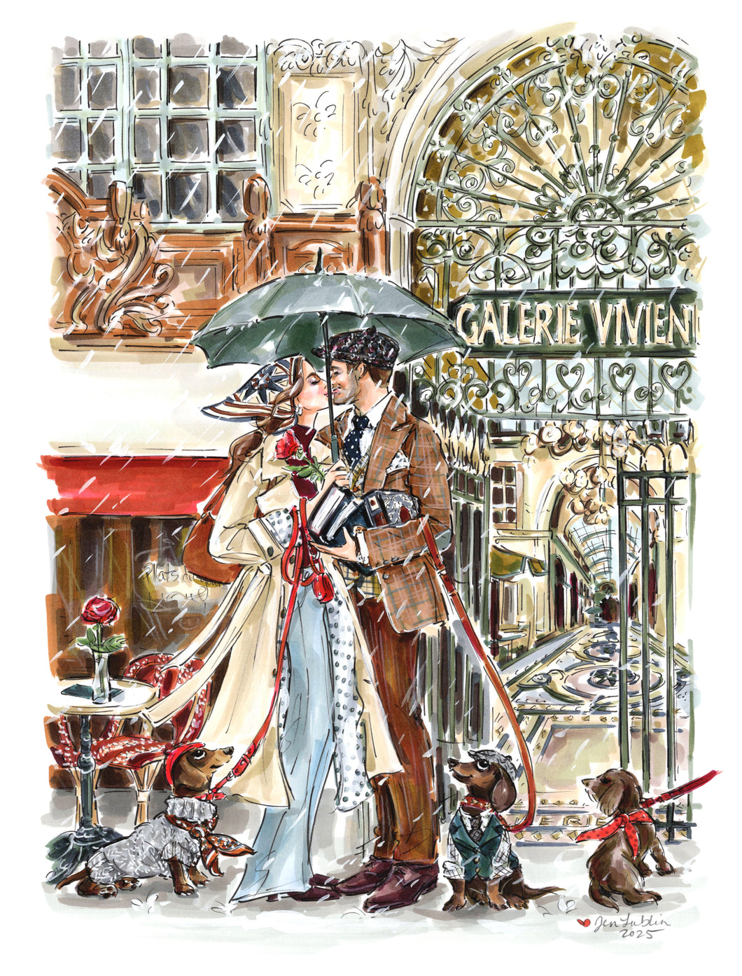 Kissing Rose (Original Artwork)