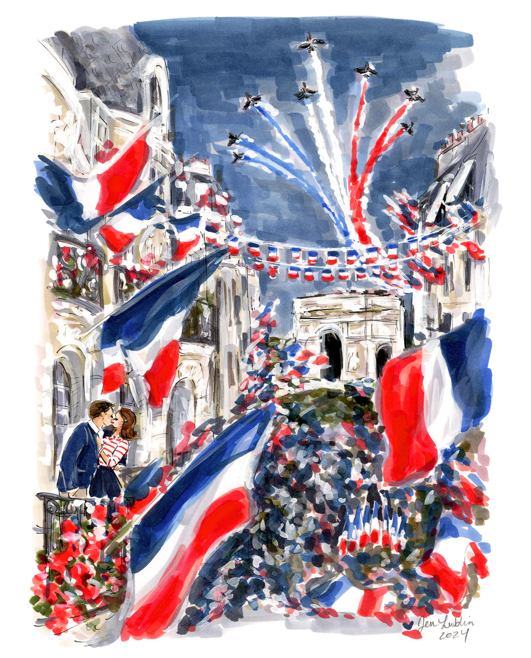 French Fête (Original Artwork)