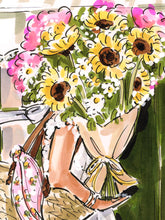 Frenchies and Fleurs (Original Artwork)