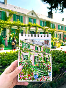 "Giverny - Maison de Monet" Original Artwork by Jen Lublin. Copyright ©JenLublinDesign