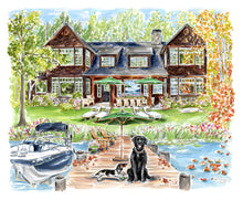 PREMIER Custom Whimsical HOME & PET Illustration (Starting at $2,100)