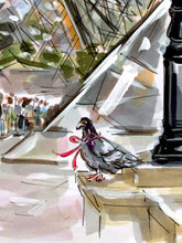 Lovebirds of the Louvre (Original Artwork)
