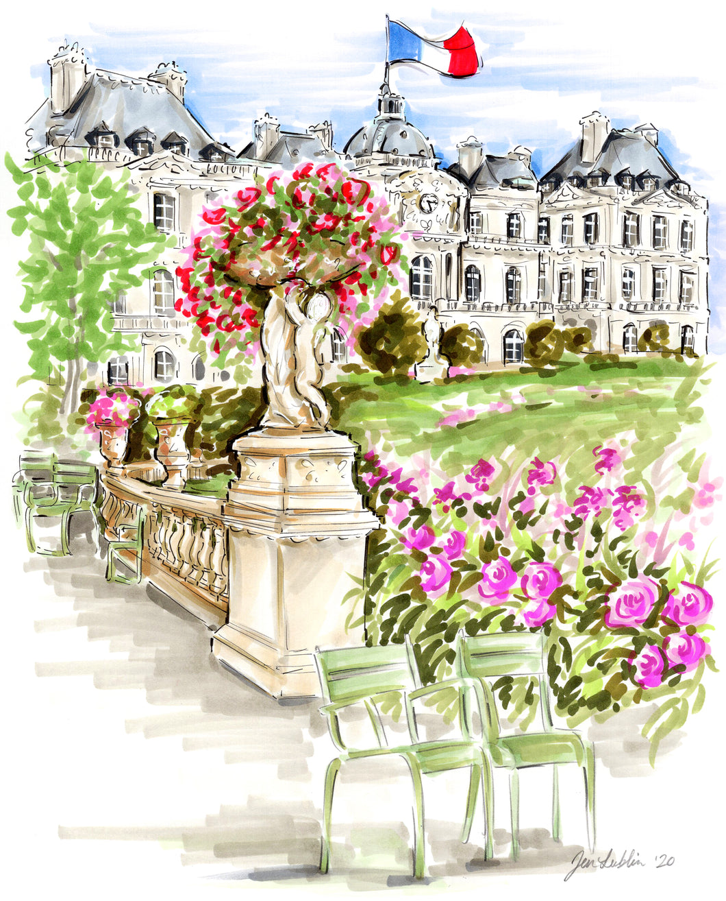 RESERVED FOR CLIENT - Paris, Mon Amour (Original Artwork)